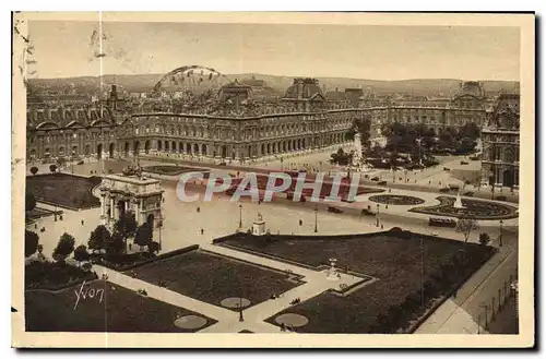 Ansichtskarte AK Paris Perspective sur la Place du Carrousel