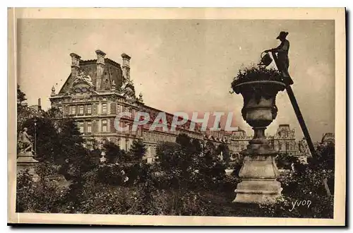 Ansichtskarte AK Paris Le Pavillon de Marsan au Jardin des Tuileries