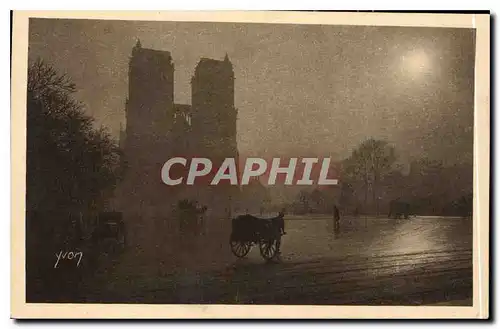 Cartes postales Paris Le Parvis de Notre Dame