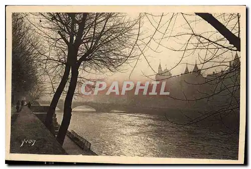 Ansichtskarte AK Paris La Seine au Quai du Louvre