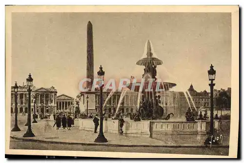 Cartes postales Paris Place de la Concorde