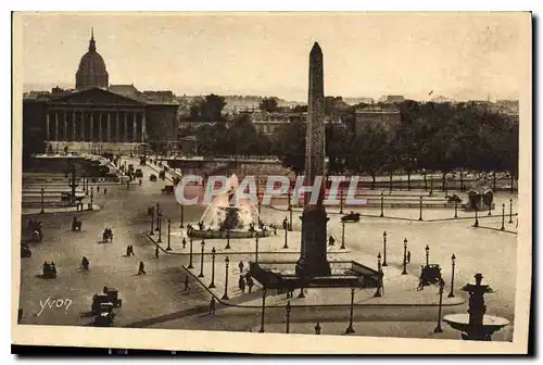 Cartes postales Paris Place de la Concorde