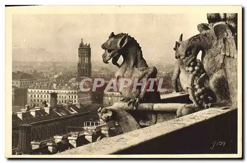 Ansichtskarte AK Paris Notre Dame de Paris Detail de la facade Ouest