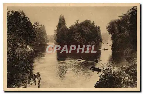 Ansichtskarte AK Paris Bois de Boulogne Le Lac interieur