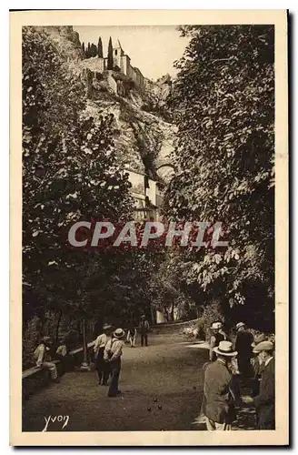 Cartes postales Paysages et Pierres de Provence Joueurs du Boules Moustiers Ste Marie Petanque