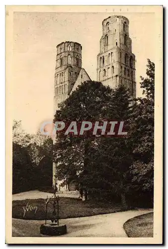 Cartes postales Normandie De Rouen au Havre Ruine de l'Abbaye de Jumieges