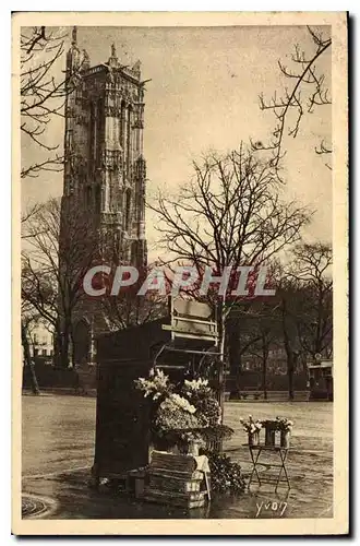 Ansichtskarte AK Paris La Tour St Jacques Vignette Tuberculose