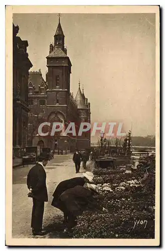 Cartes postales Paris Marche aux fleurs Quai de l'Horloge