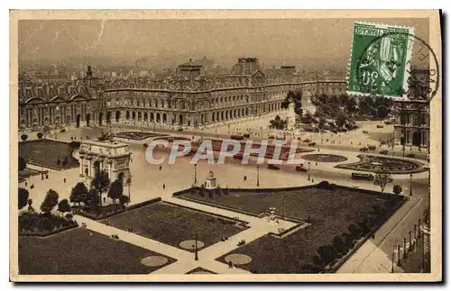 Ansichtskarte AK Paris Perspective sur la Place du Carrousel