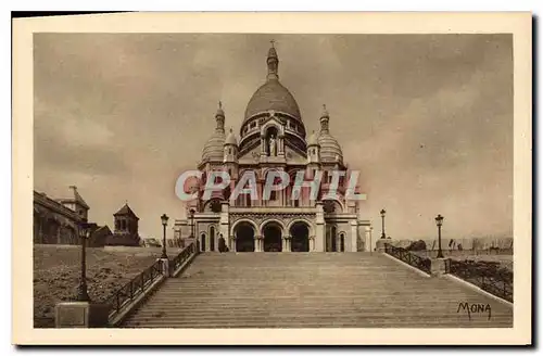 Ansichtskarte AK Les Petits Tableaux de Paris La Basilique du Sacre Coeur a Montmartre Ceuvre de L Magne