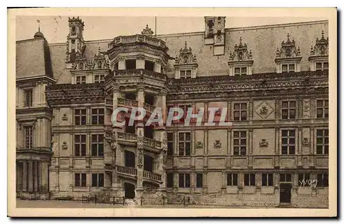 Cartes postales La Douce France Chateaux de la Loire Chateau de Blois Escalier Francois