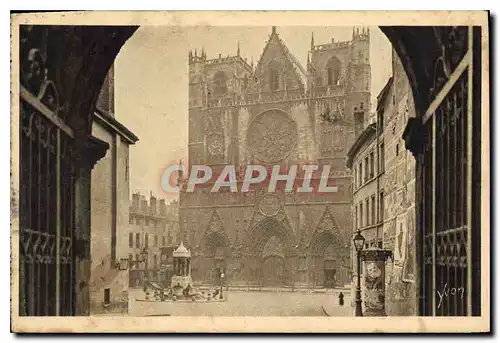 Cartes postales Lyon Cathedrale Saint Jean