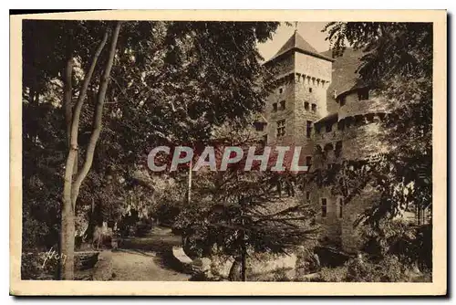 Cartes postales Gorges du Tarn Chateau de La Caze XV siecle Lozere vu de la route