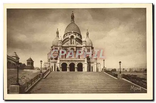 Ansichtskarte AK Les Petits Tableaux de Paris La Basilique du Sacre Coeur a Montmartre Ceuvre de L Magne