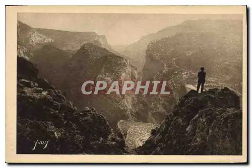 Cartes postales Paysages et Pierres de Provence Le Point Sublime des Gorges du Verdon