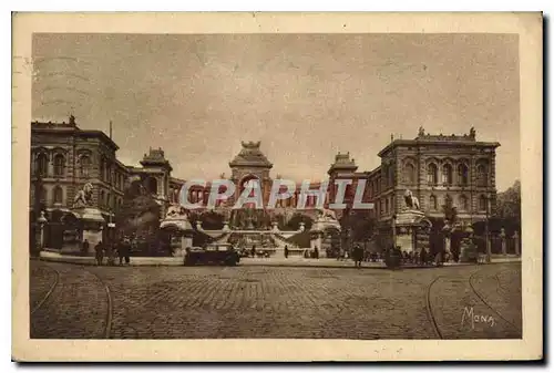 Cartes postales Les Petits Tableaux de Marseille Le Palais de Longchamps Ceuvre de l'Architecte Esparandieu