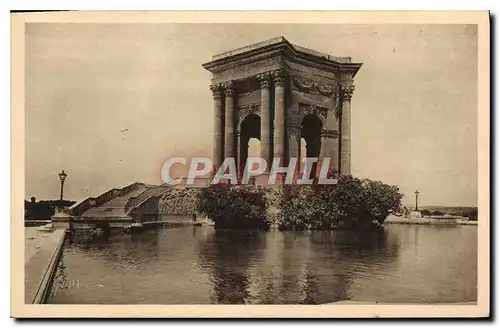 Ansichtskarte AK Montpellier Herault Jardin du Peyrou Le Chateau d'Eau