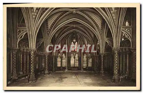 Cartes postales La Sainte Chapelle Interieur de la Chapelle Basse Holy Chapel inside