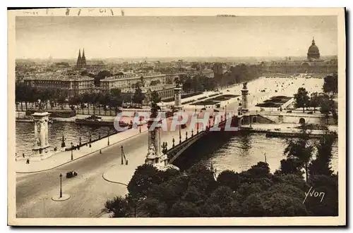 Ansichtskarte AK Paris Le Pont Alexandre III et l'Esplanade des Invalides