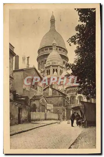 Cartes postales Paris Montmartre Vue partielle du Sacre Coeur