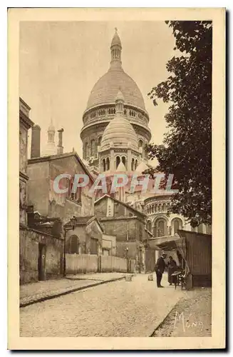 Ansichtskarte AK Paris Montmartre Vue partielle du Sacre Coeur