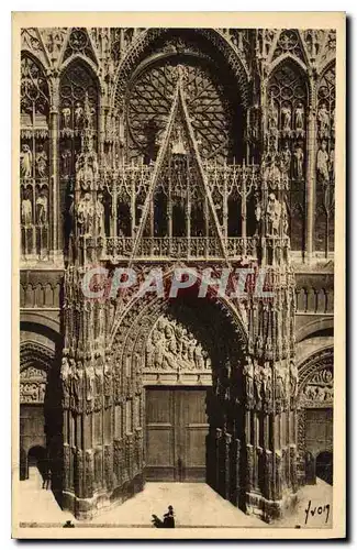 Cartes postales Rouen Seine Inferieure Detail du Portail de la Cathedrale