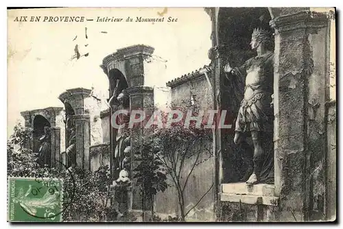 Cartes postales Aix en Provence Interieur du Monument Sec