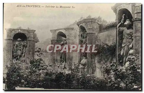 Cartes postales Aix en Provence Interieur du Monument Sec