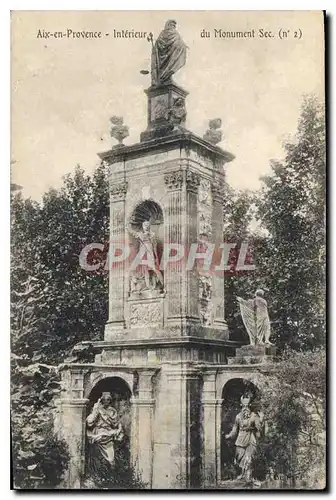 Ansichtskarte AK Aix en Provence Interieur du Monument Sec