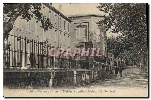 Ansichtskarte AK Aix en Provence Musee d'Histoire Naturelle Boulevard du Roi Renee