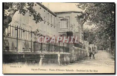 Ansichtskarte AK Aix en Provence Musee d'Histoire Naturelle Boulevard du Roi Rene