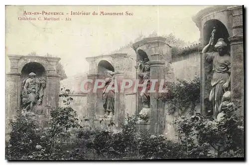 Ansichtskarte AK Aix en Provence Interieur du Monument Sec