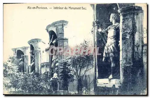 Cartes postales Aix en Provence Interieur du Monument Sec