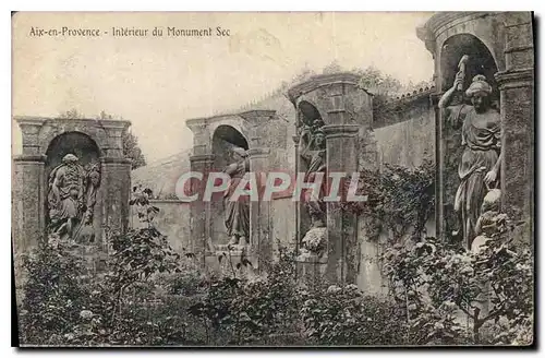 Ansichtskarte AK Aix en Provence Interieur du Monument Sec