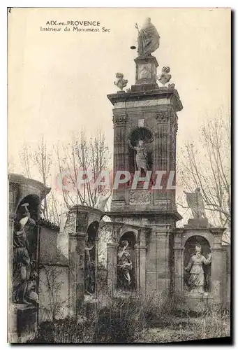 Ansichtskarte AK Aix en Provence Interieur du Monument Sec