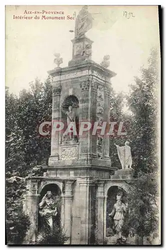 Ansichtskarte AK Aix en Provence Interieur du Monument Sec