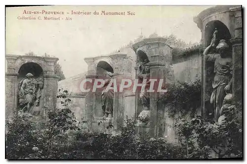 Cartes postales Aix en Provence Interieur du Monument Sec