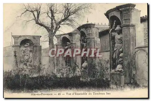 Ansichtskarte AK Aix en Provence Vue d'Ensemble du Tombeau Sec