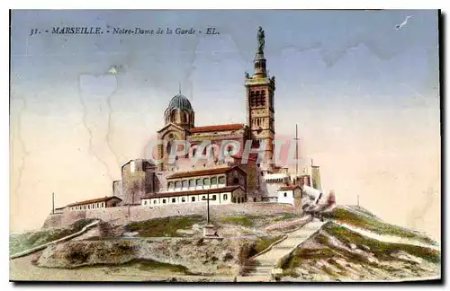 Cartes postales Marseille Notre Dame de la Garde