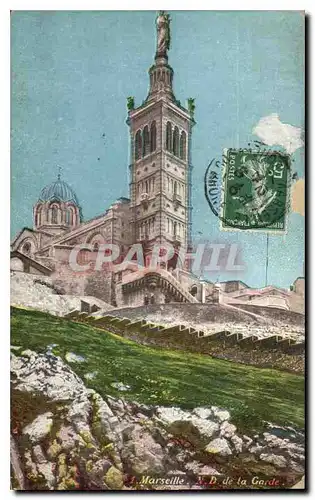 Cartes postales Marseille ND de la Garde