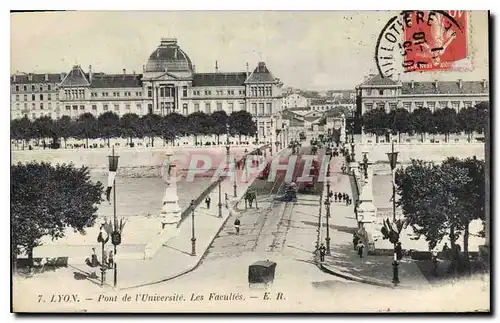 Cartes postales Lyon Pont de l'Universite Les Facultes