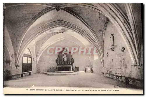 Cartes postales Saint Maximin La Sainte Baume Couvent des PP Dominicains Salle Capitulaire