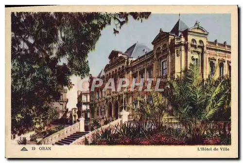 Cartes postales Oran L'Hotel de Ville