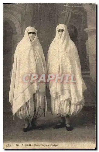 Cartes postales Alger Mauresques d'Alger
