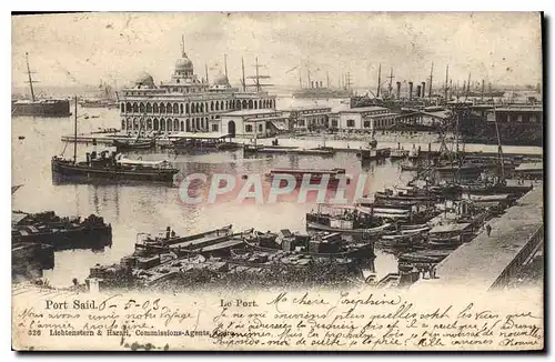 Cartes postales Port Said Le Port