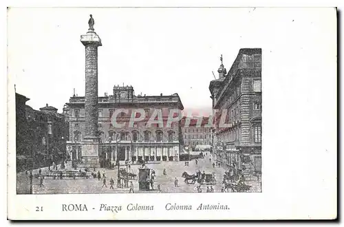 Cartes postales Roma Piazza Colonna