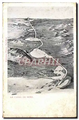 Cartes postales Le Canal de Suez