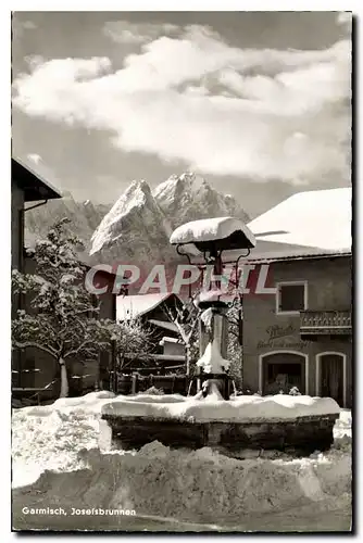 Cartes postales Garmisch Josefsbrunnen