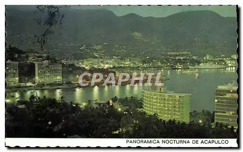 Cartes postales Panoramica Nocturna de Acapulco