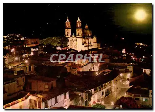 Ansichtskarte AK Bonita Vista Nocturna de Taxo Gro Mexico